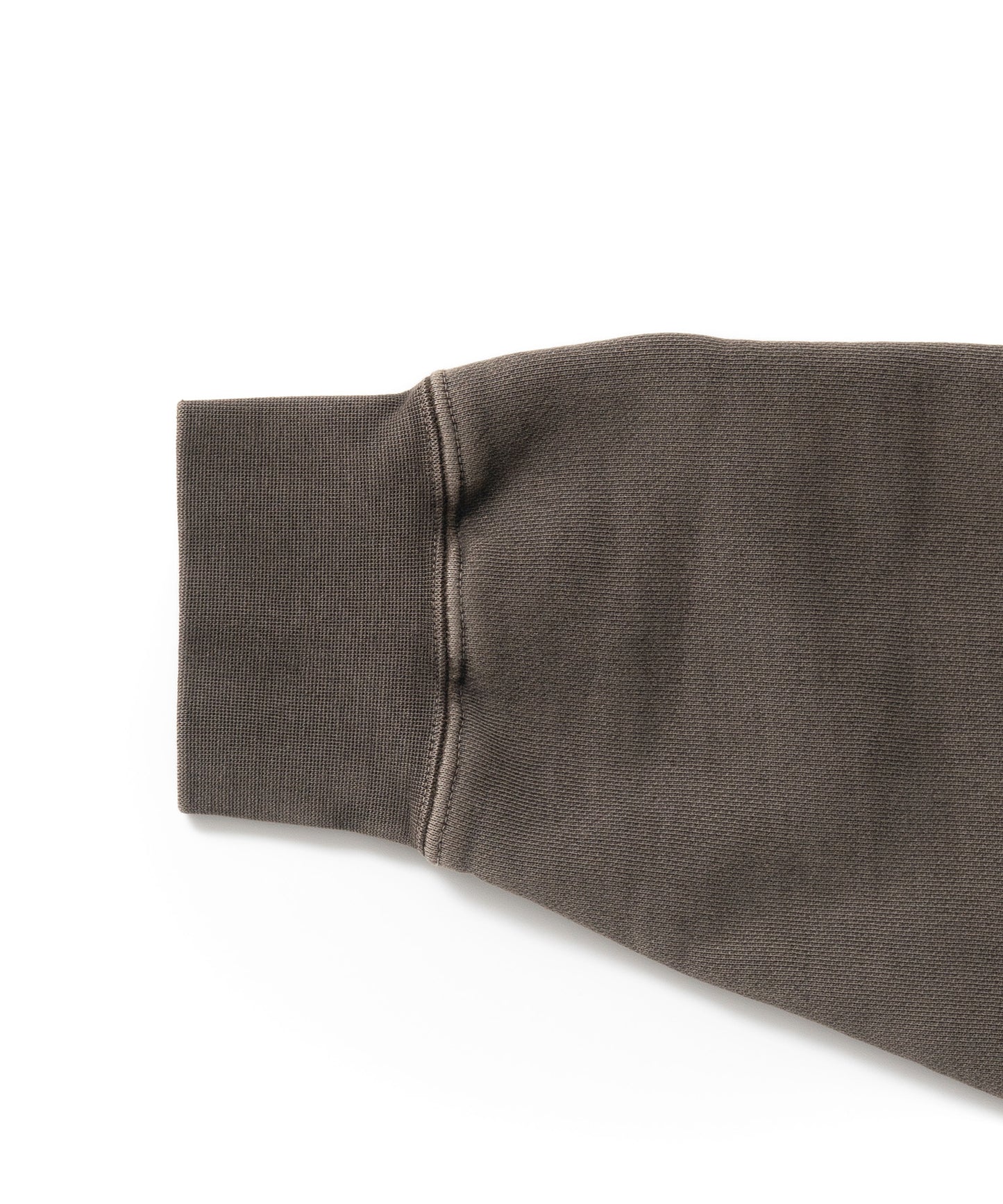 Heavy Pigment Dye Sweatshirt / BROWN
