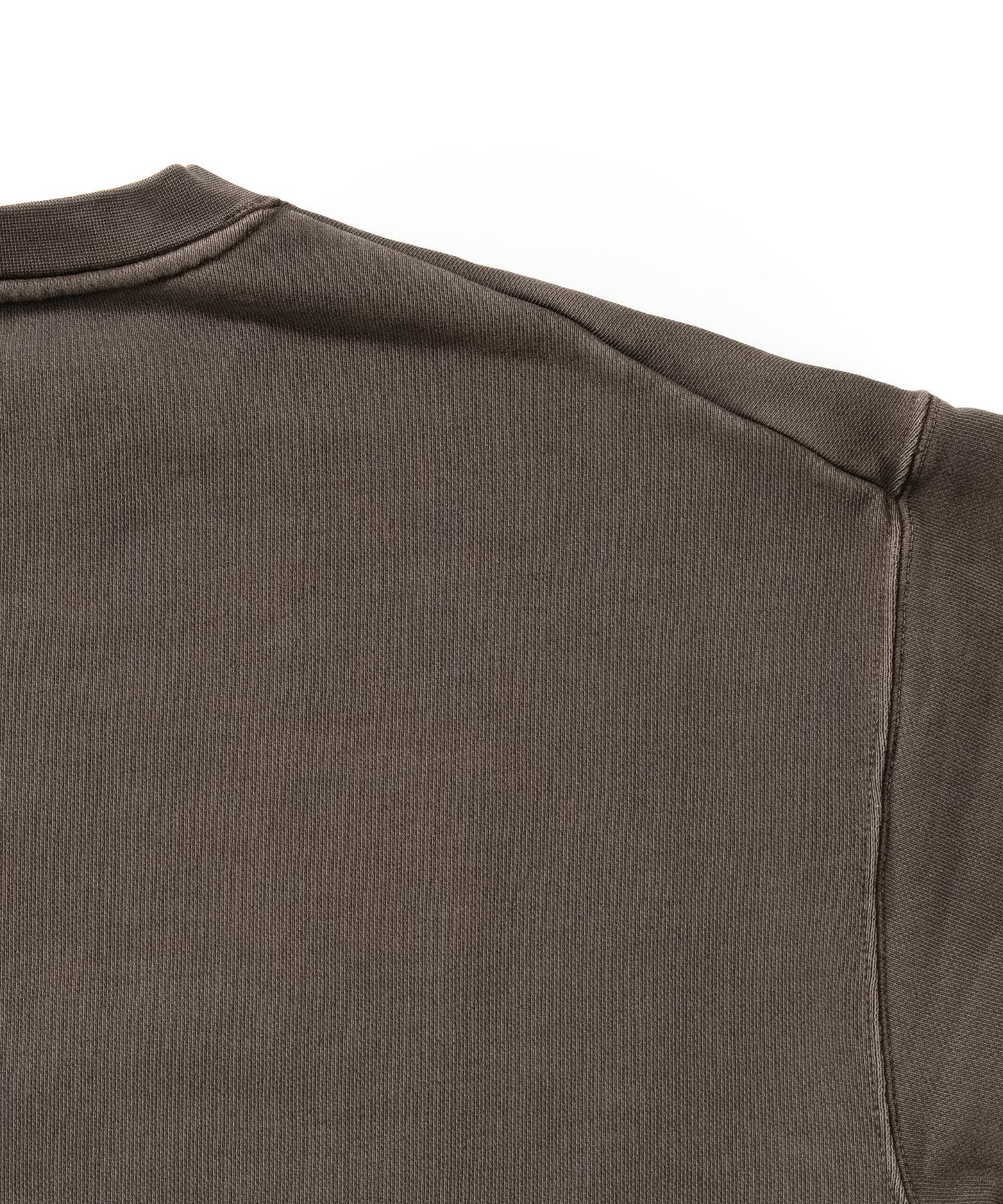 Heavy Pigment Dye Sweatshirt / BROWN