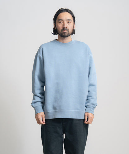 Heavy Pigment Dye Sweatshirt / LIGHT BLUE