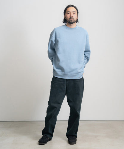 Heavy Pigment Dye Sweatshirt / LIGHT BLUE