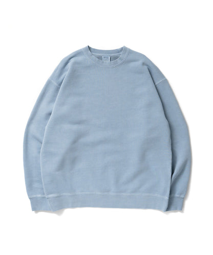 Heavy Pigment Dye Sweatshirt / LIGHT BLUE