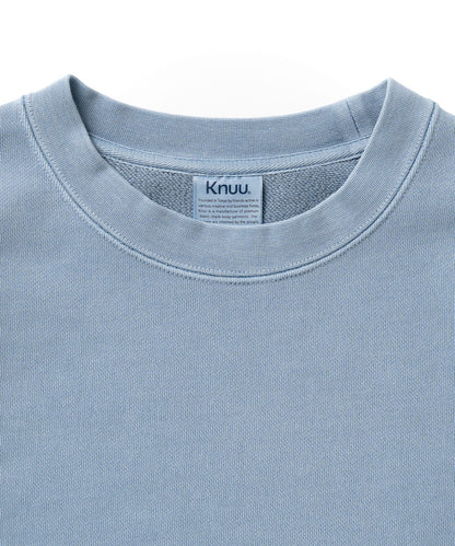 Heavy Pigment Dye Sweatshirt / LIGHT BLUE