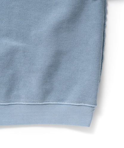 Heavy Pigment Dye Sweatshirt / LIGHT BLUE