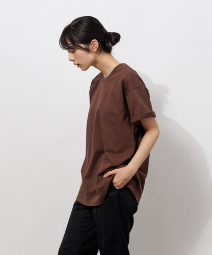 Heavy Crewneck T-Shirt / BROWN