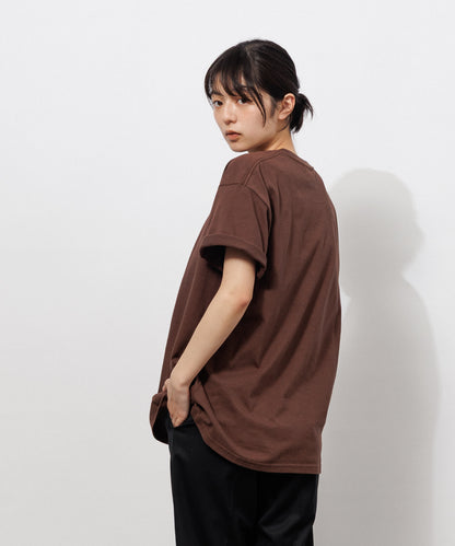Heavy Crewneck T-Shirt / BROWN