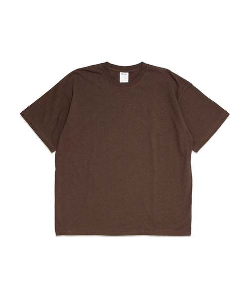 Heavy Crewneck T-Shirt / BROWN - BROWN