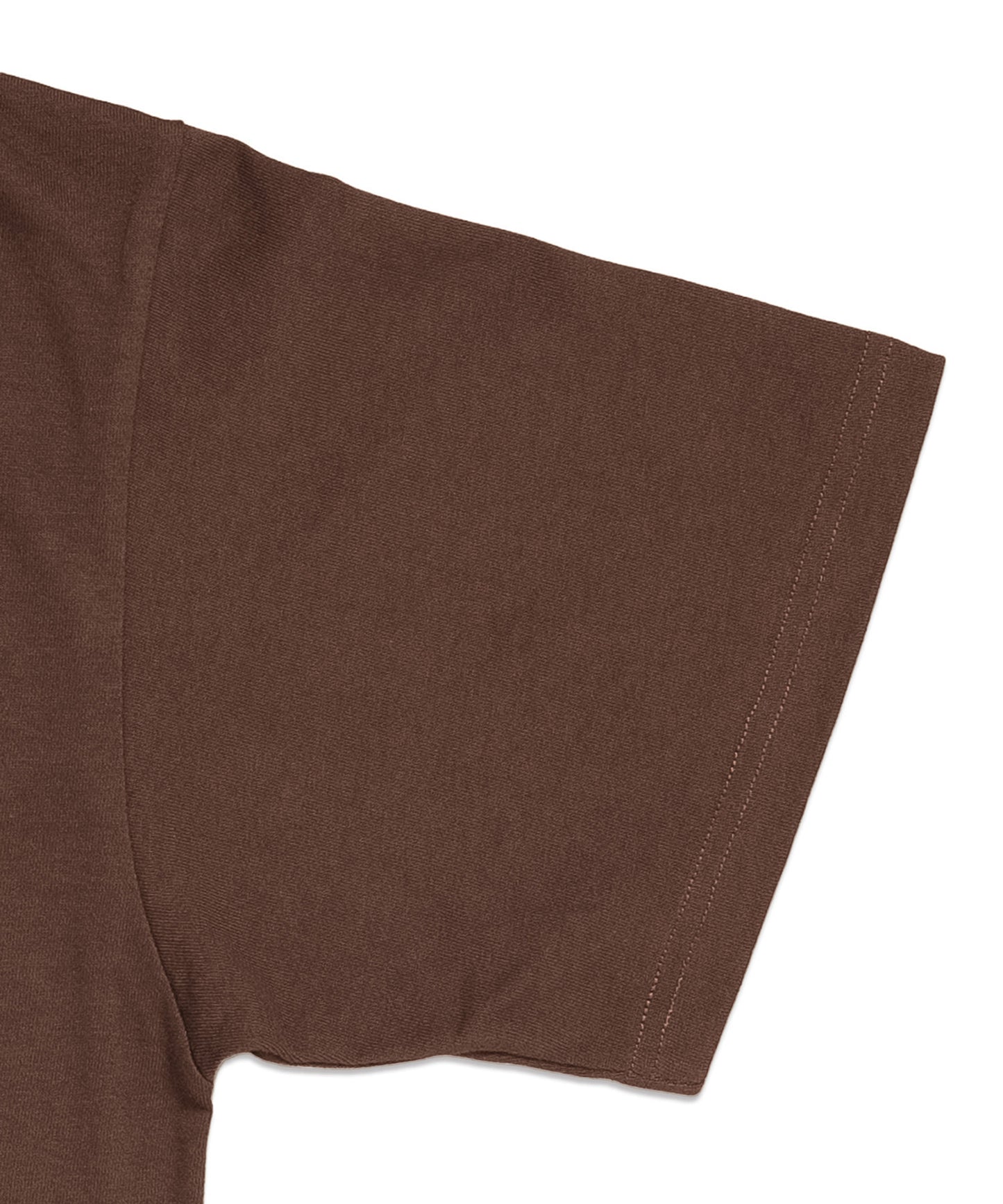 Heavy Crewneck T-Shirt / BROWN