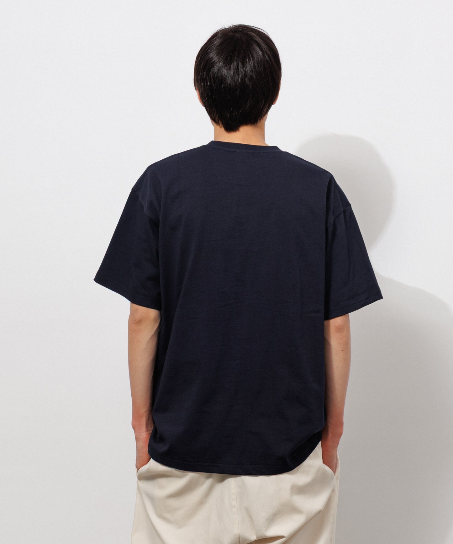 Heavy Crewneck T-Shirt / DARK NAVY
