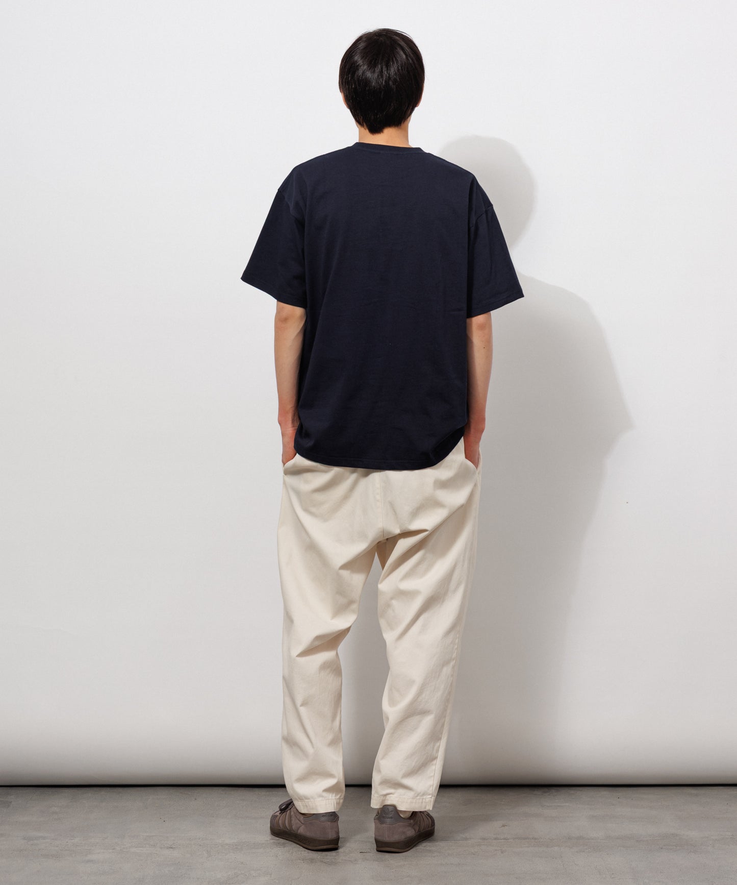 Heavy Crewneck T-Shirt / DARK NAVY