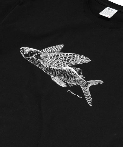 Flying Fish T-Shirt / BLACK