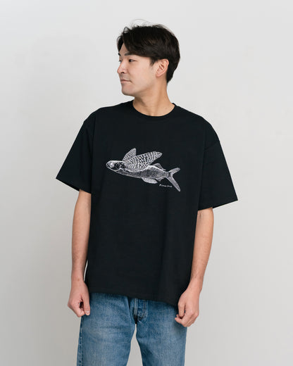 Flying Fish T-Shirt / BLACK