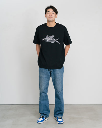 Flying Fish T-Shirt / BLACK