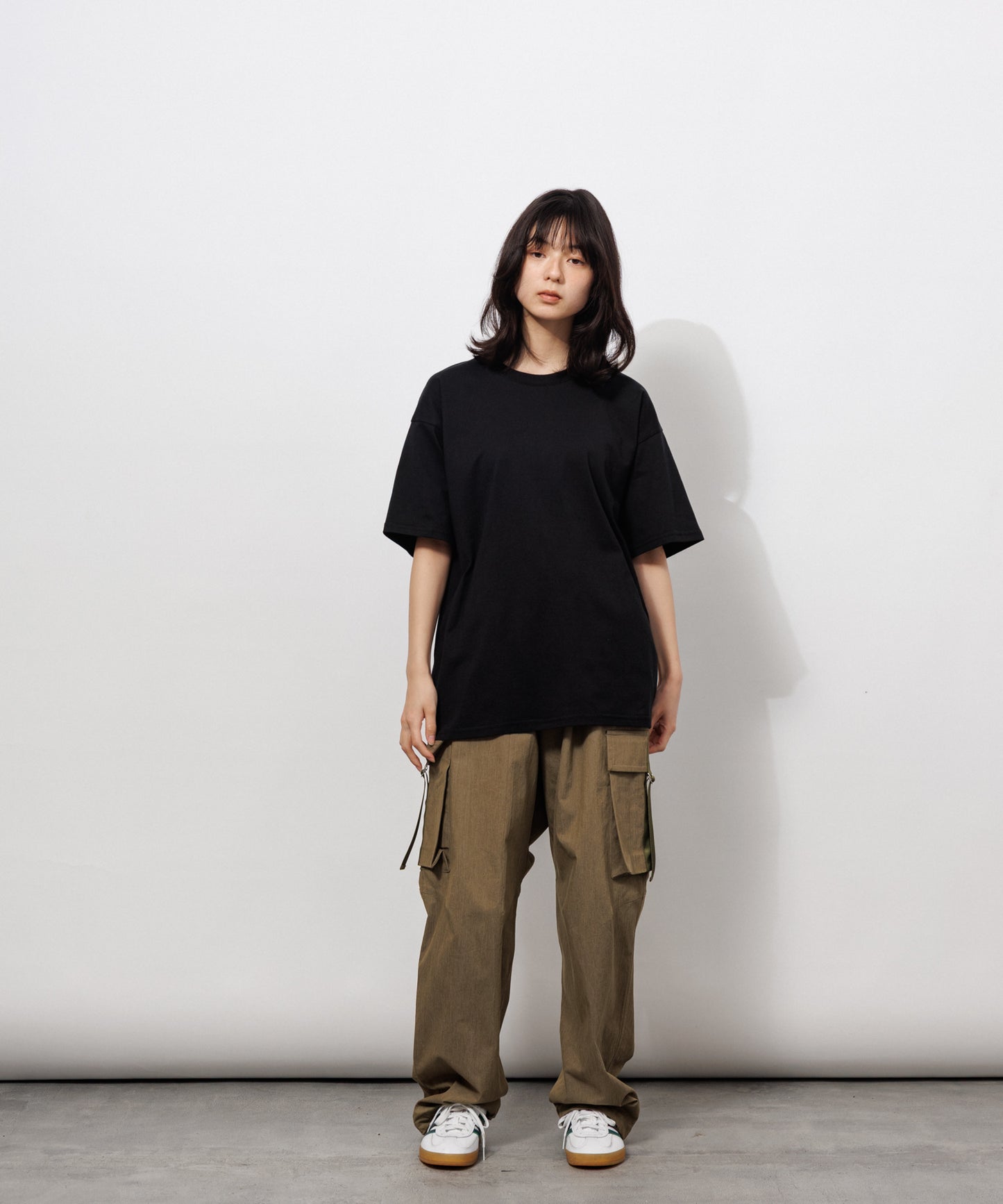 Basic Crewneck T-Shirt / BLACK