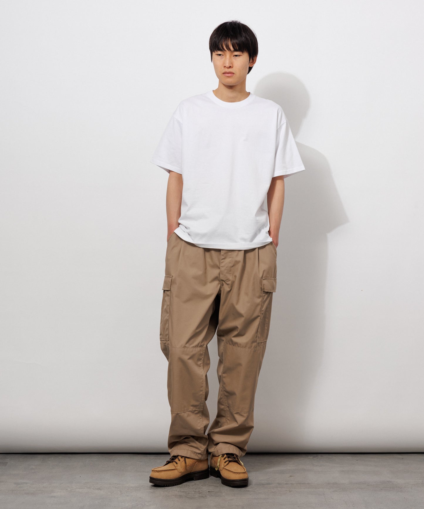 Basic Crewneck T-Shirt / WHITE