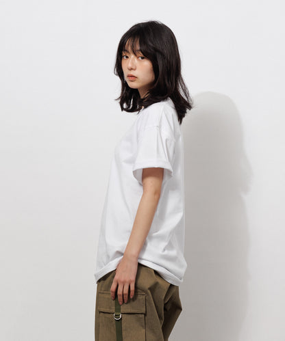 Basic Crewneck T-Shirt / WHITE