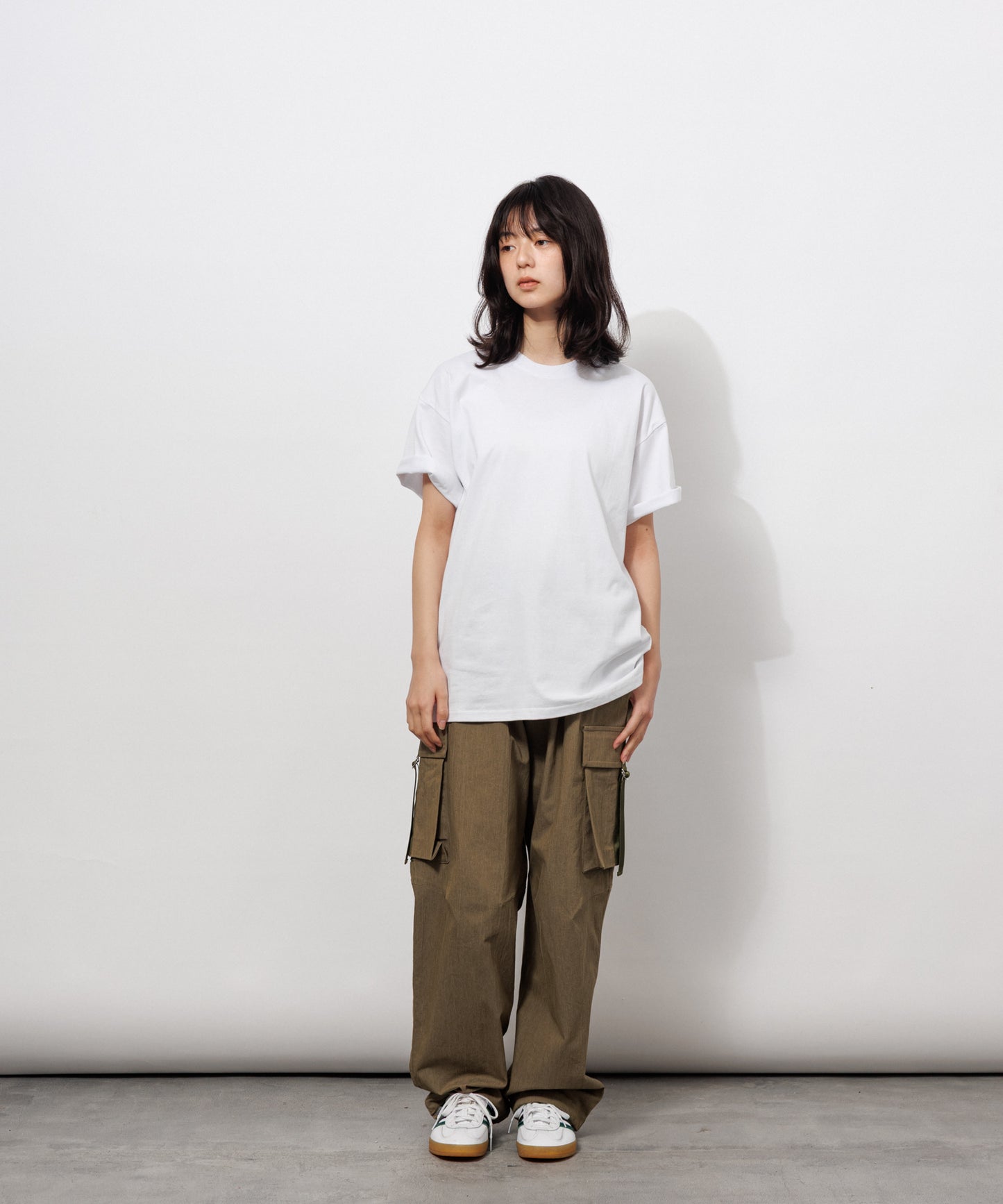 Basic Crewneck T-Shirt / WHITE