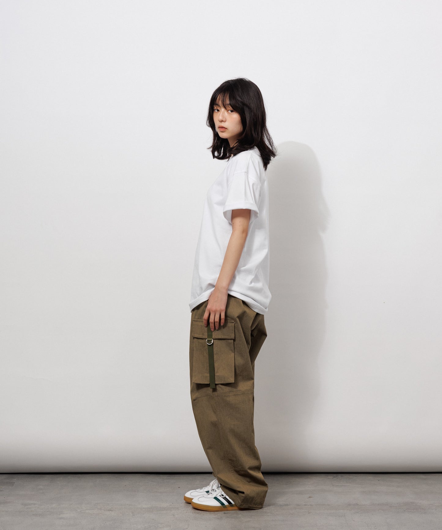 Basic Crewneck T-Shirt / WHITE