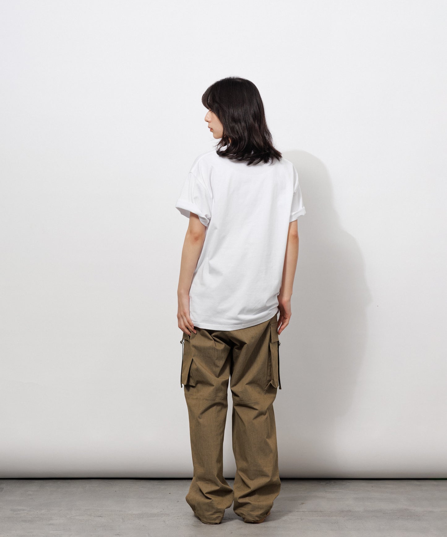 Basic Crewneck T-Shirt / WHITE