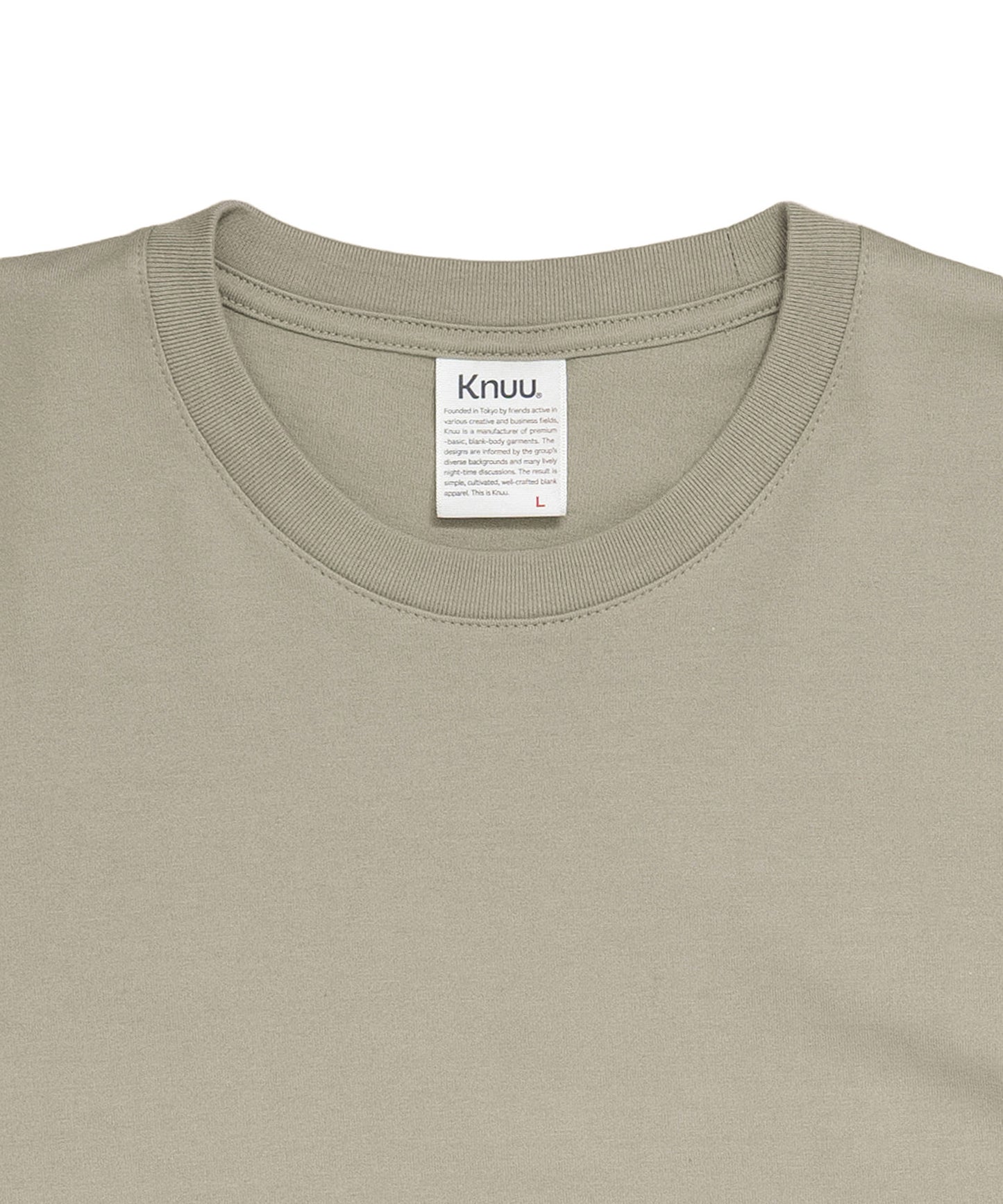 Basic Crewneck T-Shirt / EARL GRAY