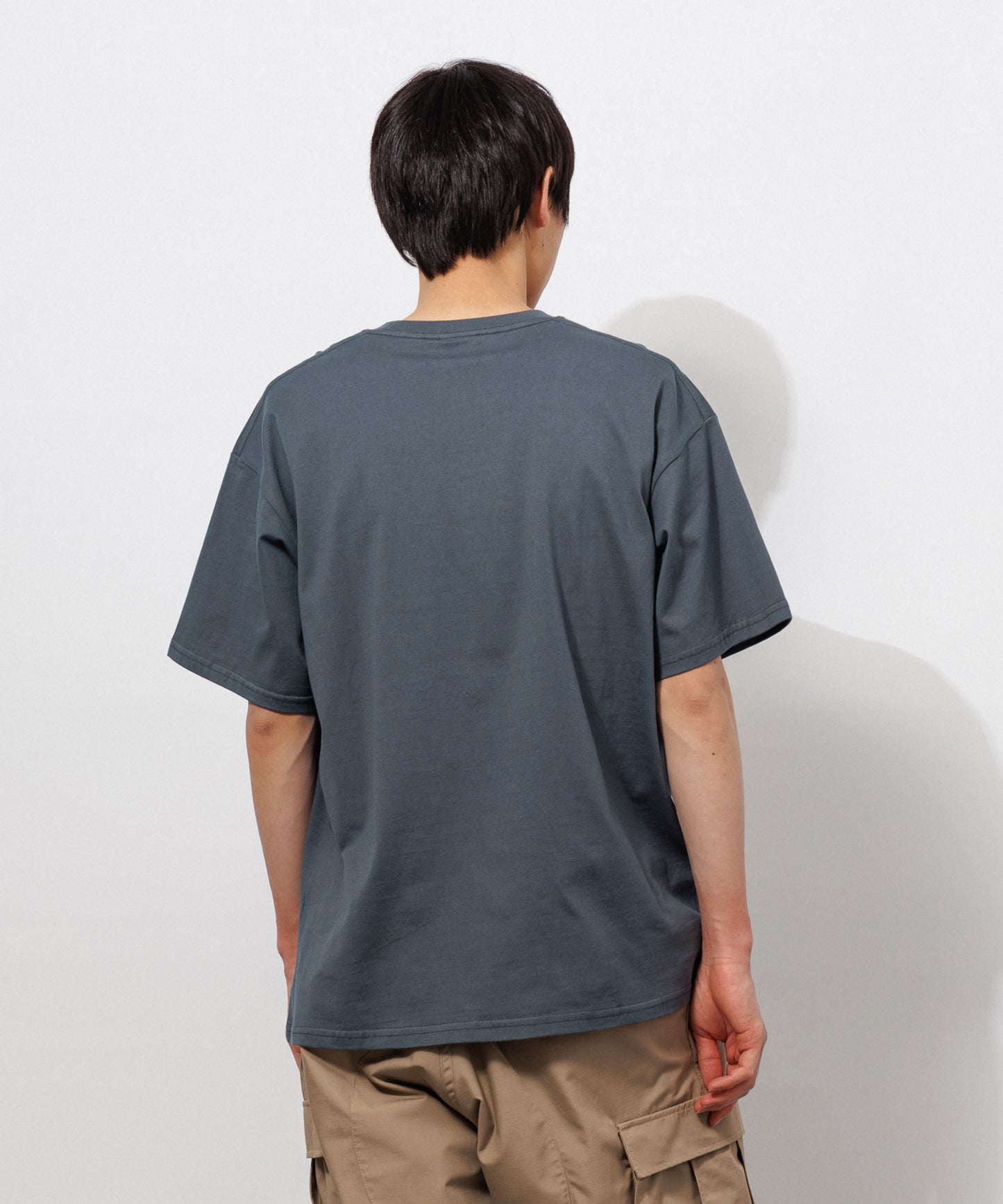 Basic Crewneck T-Shirt / STONE GRAY