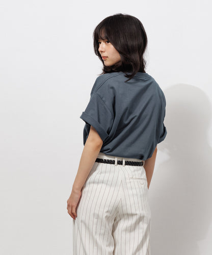 Basic Crewneck T-Shirt / STONE GRAY