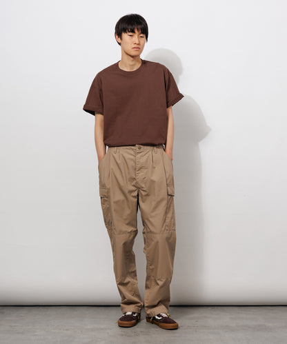 Basic Crewneck T-Shirt / BROWN