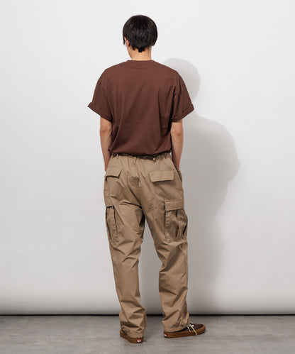 Basic Crewneck T-Shirt / BROWN