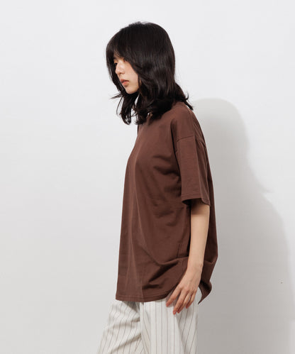 Basic Crewneck T-Shirt / BROWN