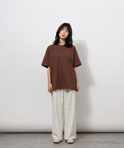 Basic Crewneck T-Shirt / BROWN