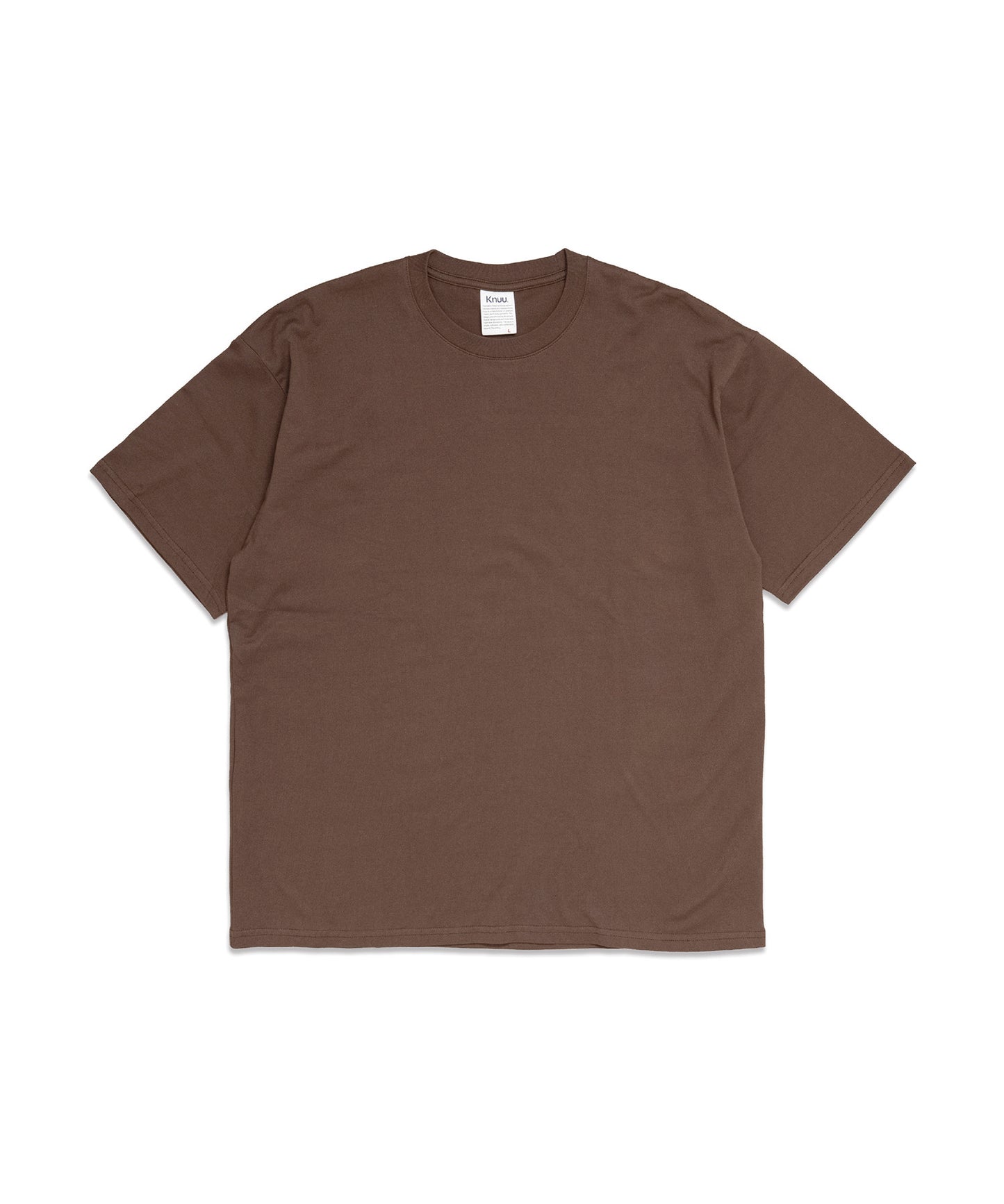 Basic Crewneck T-Shirt / BROWN