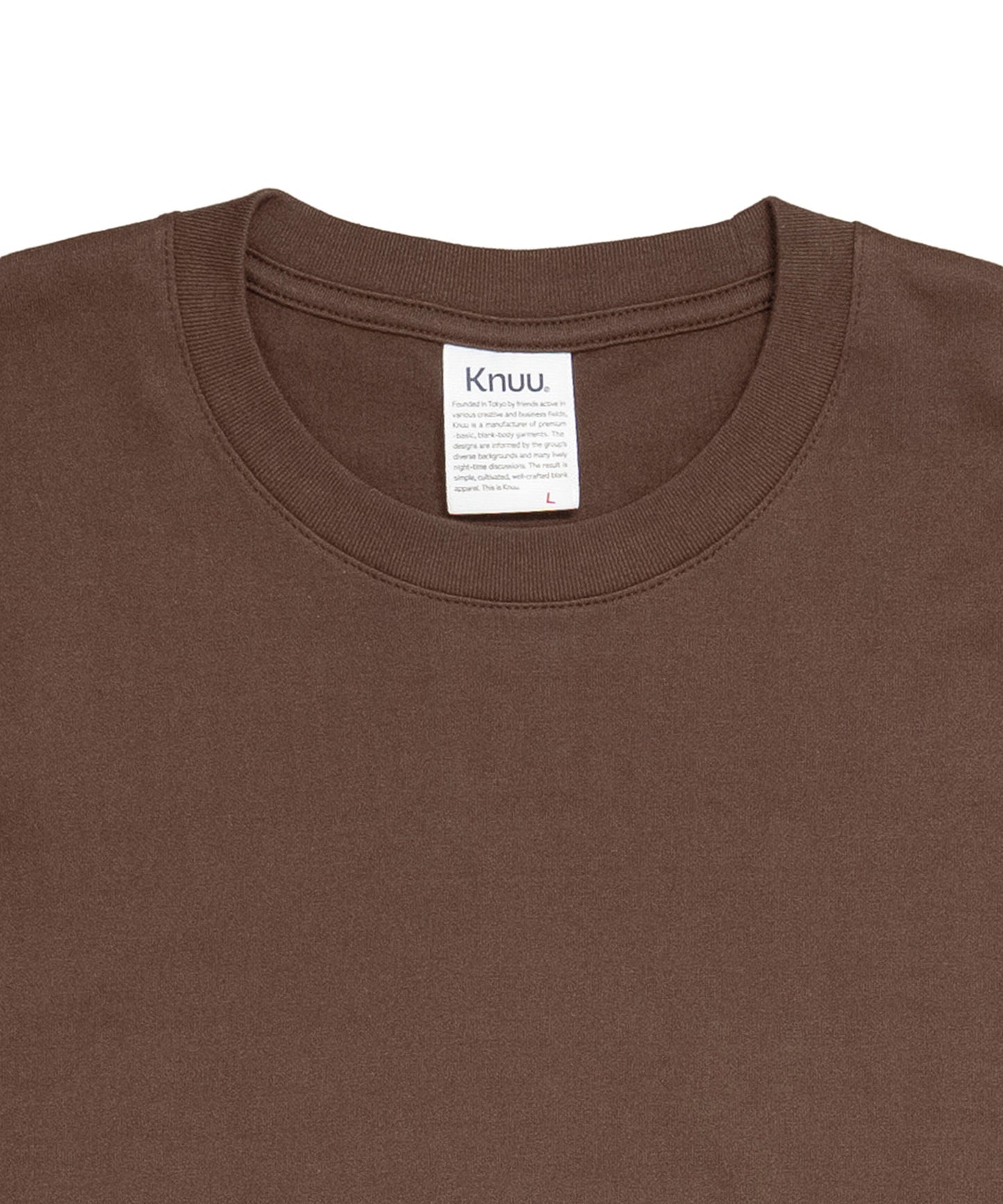 Basic Crewneck T-Shirt / BROWN