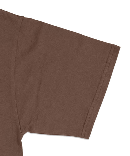Basic Crewneck T-Shirt / BROWN