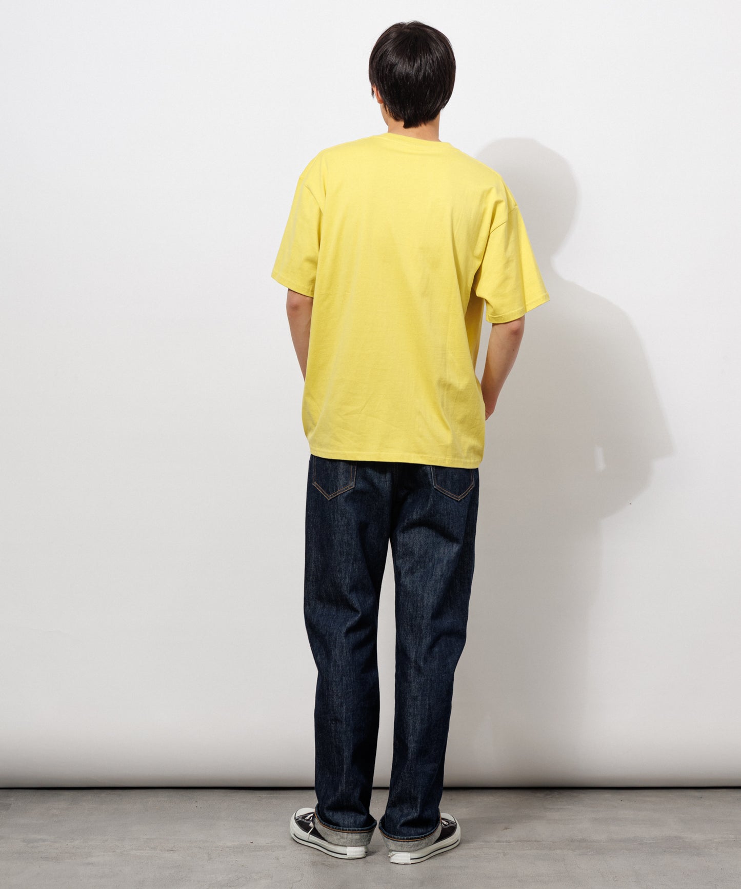 Basic Crewneck T-Shirt / YELLOW