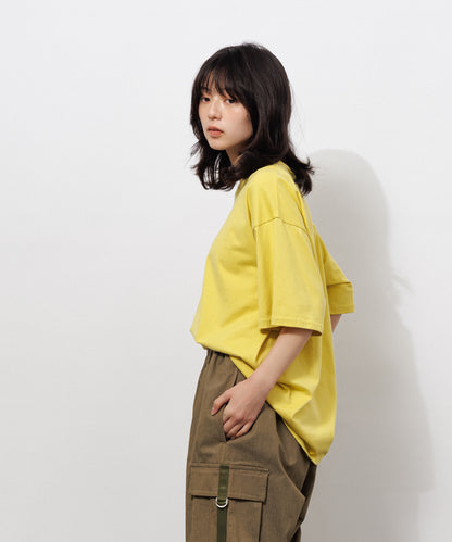 Basic Crewneck T-Shirt / YELLOW