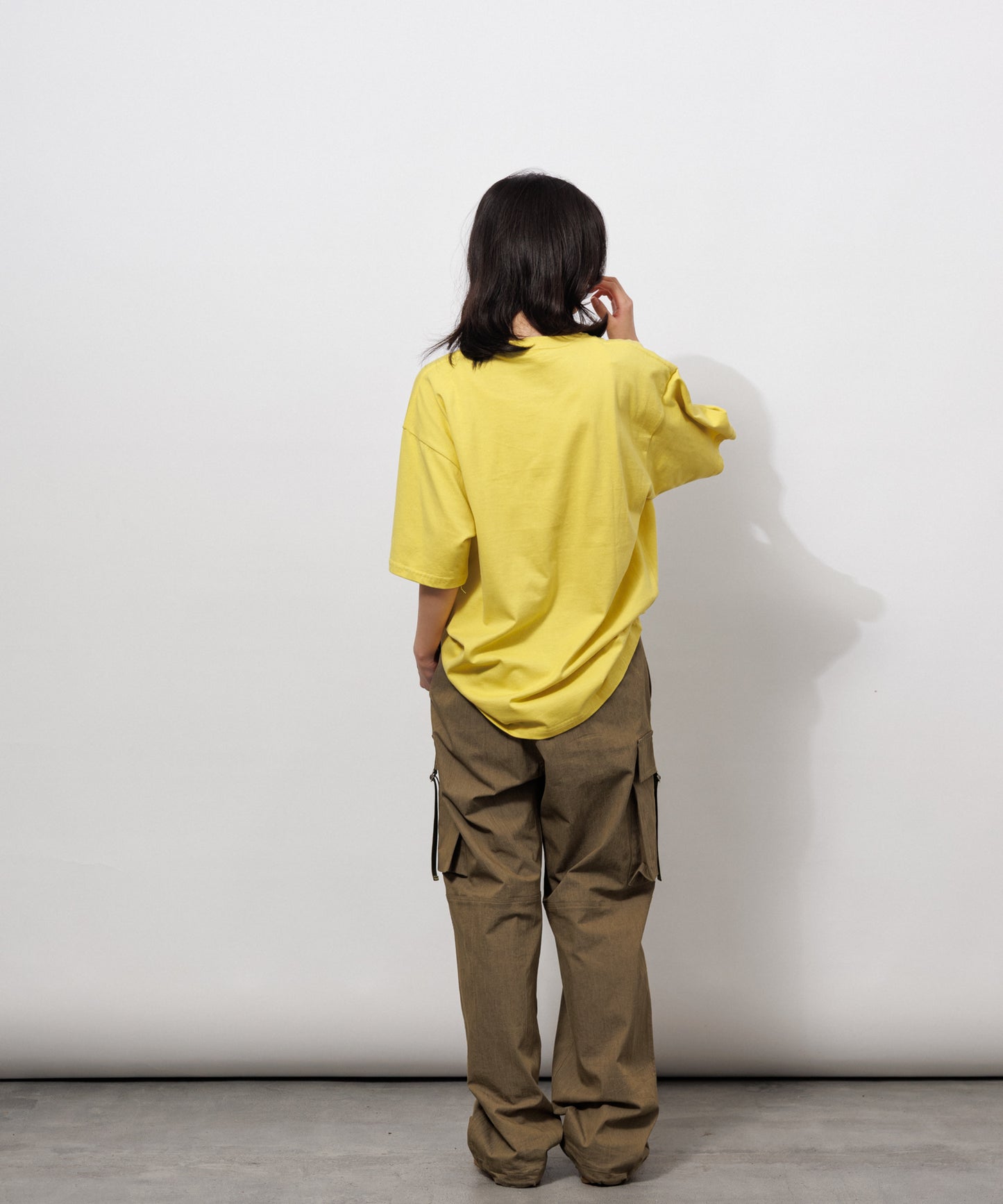 Basic Crewneck T-Shirt / YELLOW