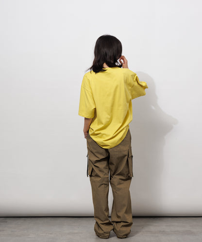 Basic Crewneck T-Shirt / YELLOW