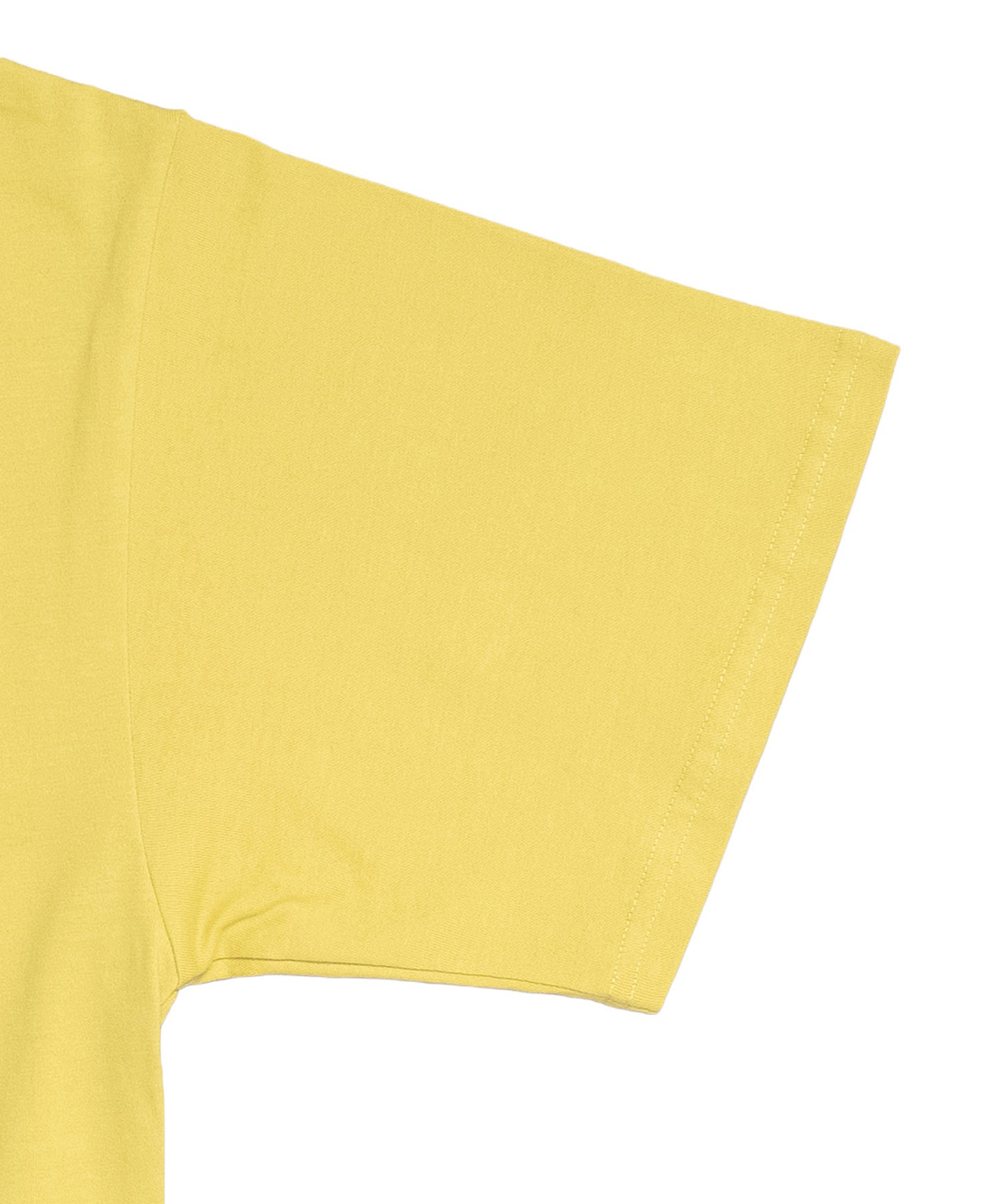 Basic Crewneck T-Shirt / YELLOW