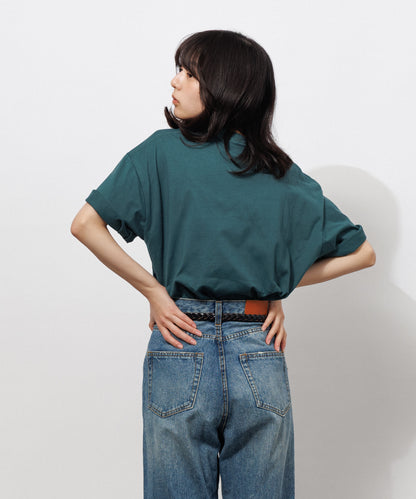 Basic Crewneck T-Shirt / FOREST GREEN