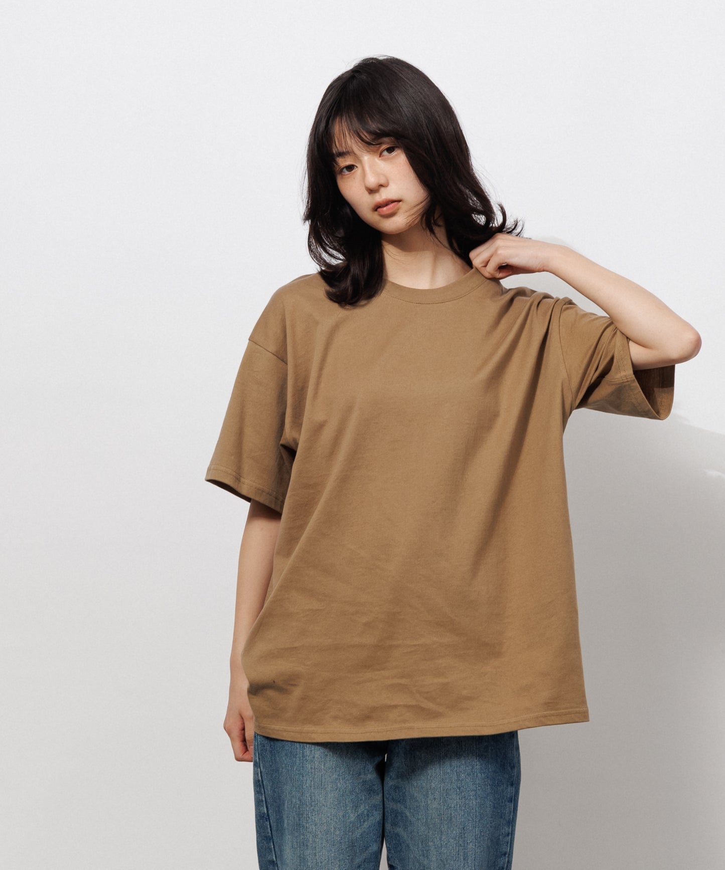 Basic Crewneck T-Shirt / MOCHA