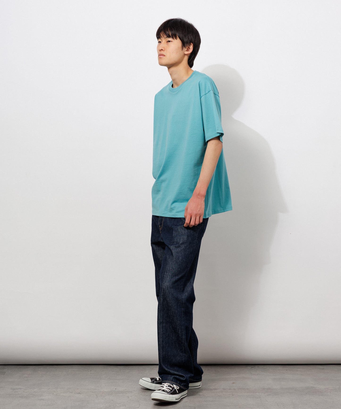 Basic Crewneck T-Shirt / LAGOON