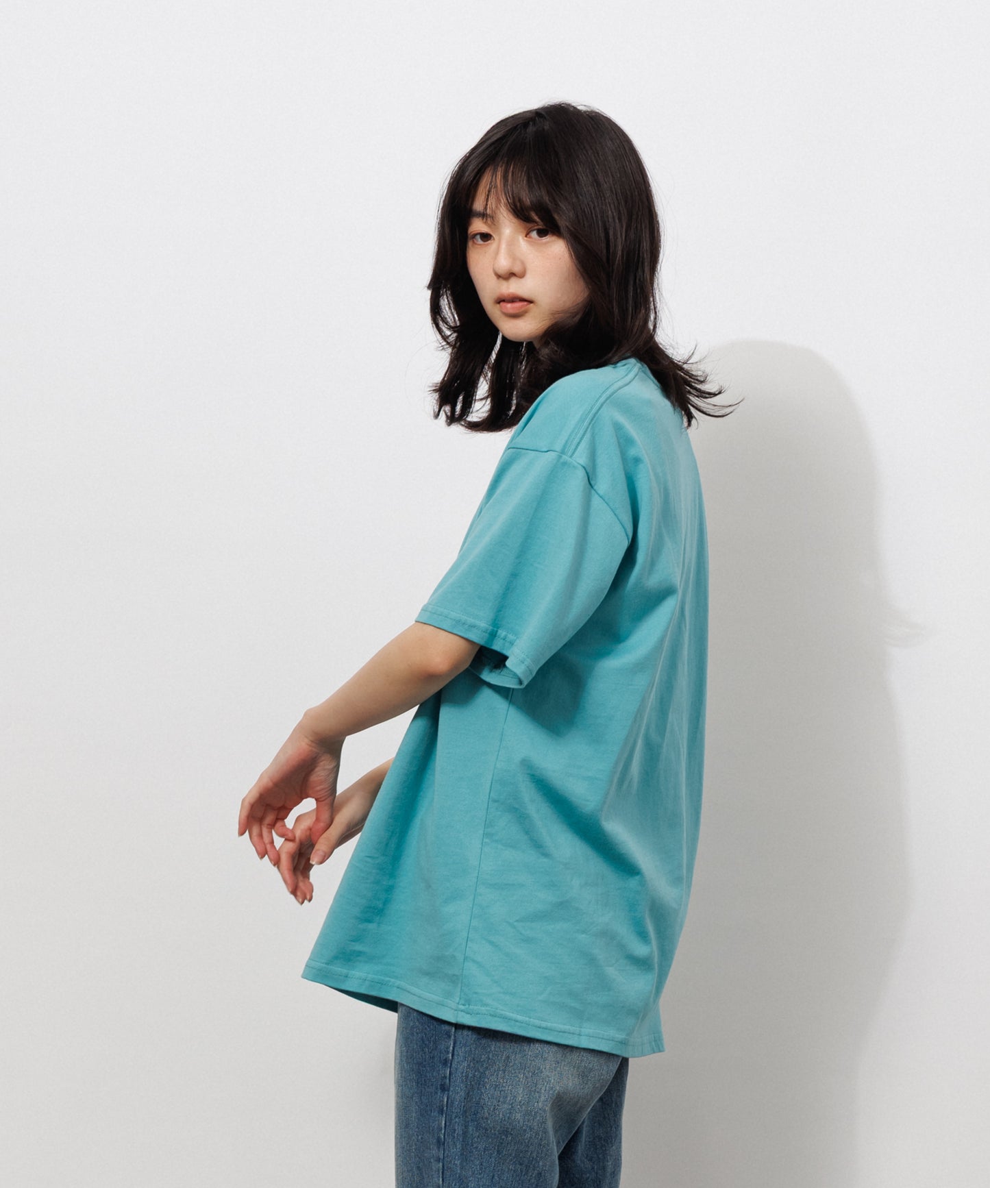 Basic Crewneck T-Shirt / LAGOON