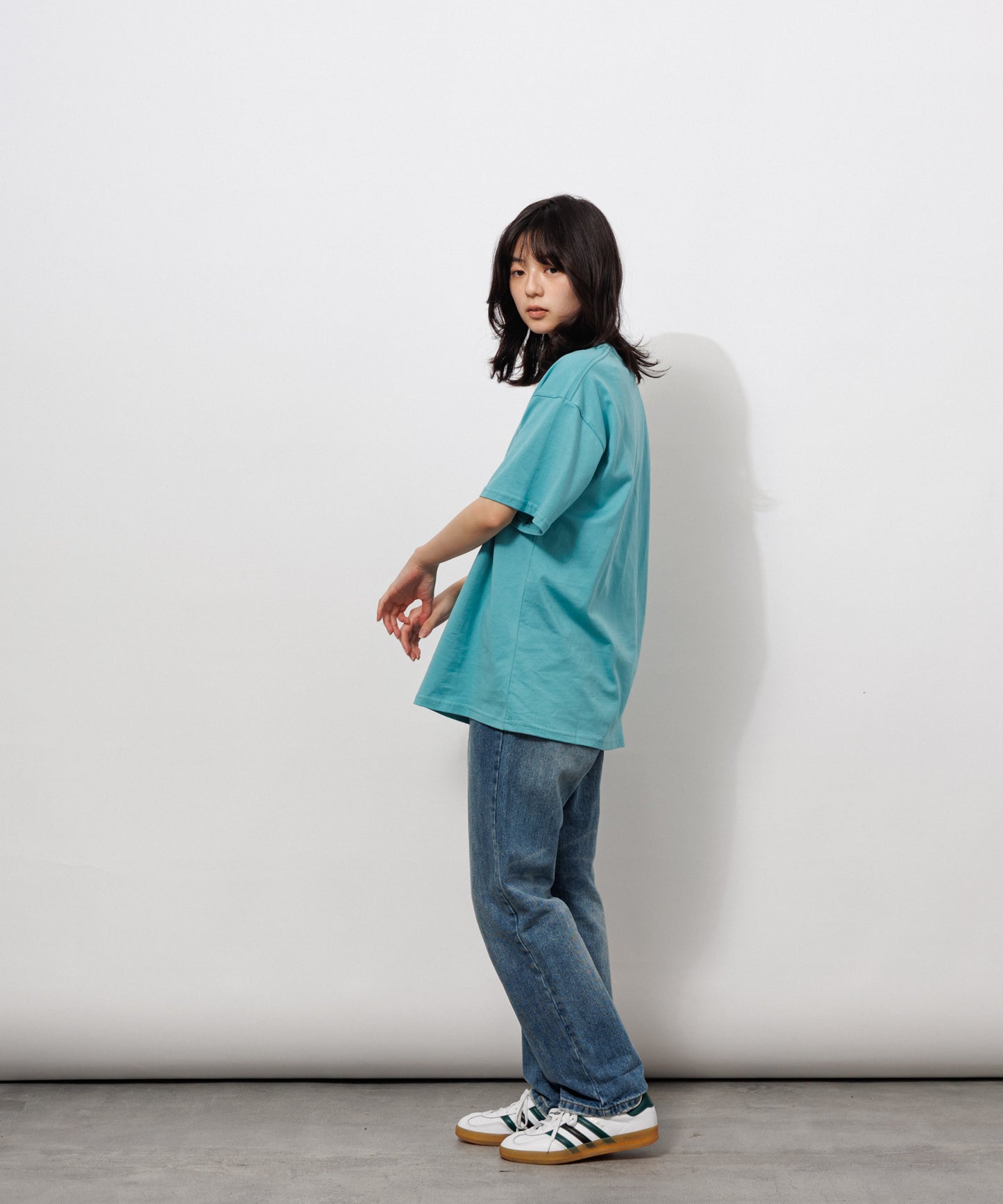 Basic Crewneck T-Shirt / LAGOON