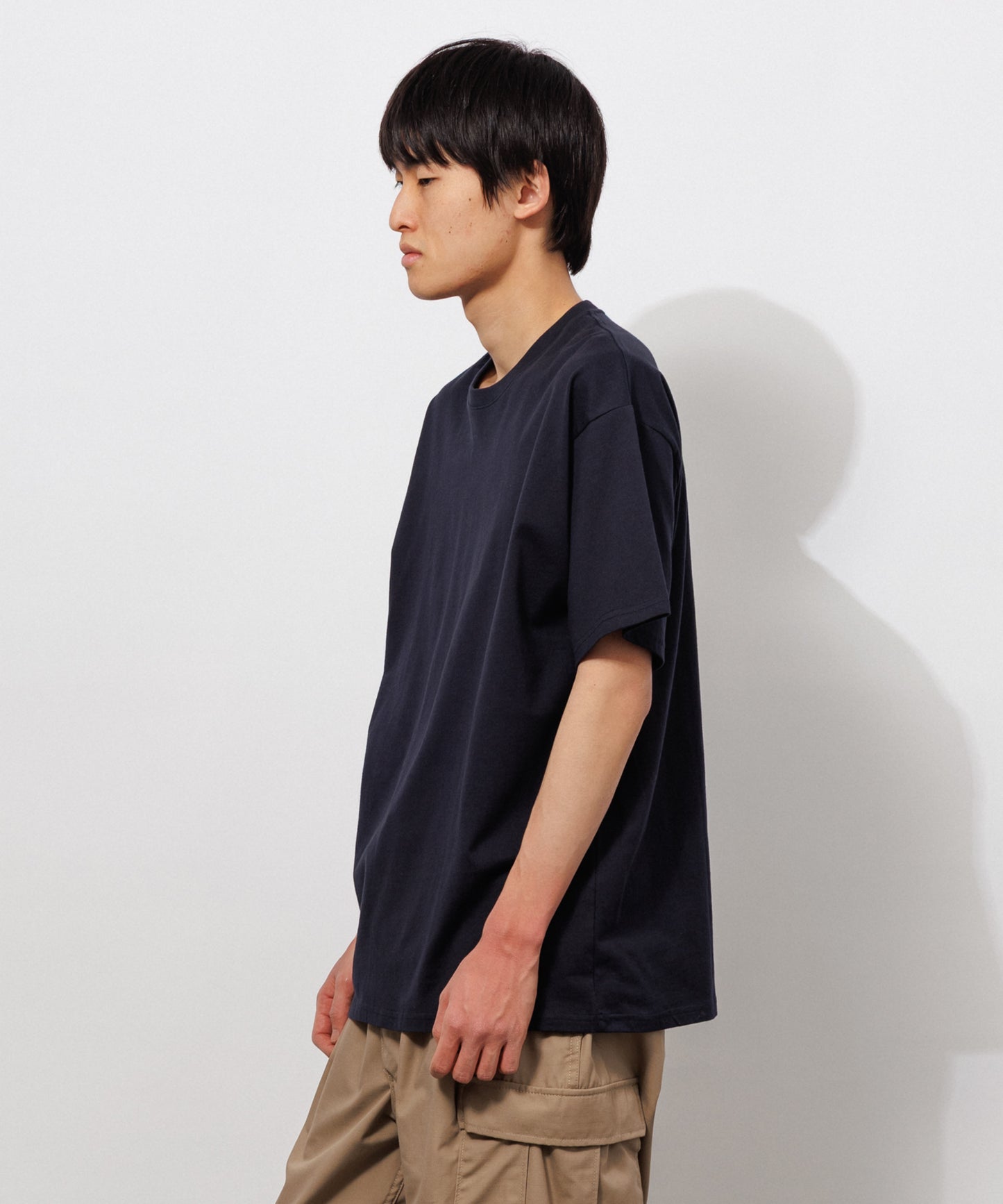 Basic Crewneck T-Shirt / DARK NAVY