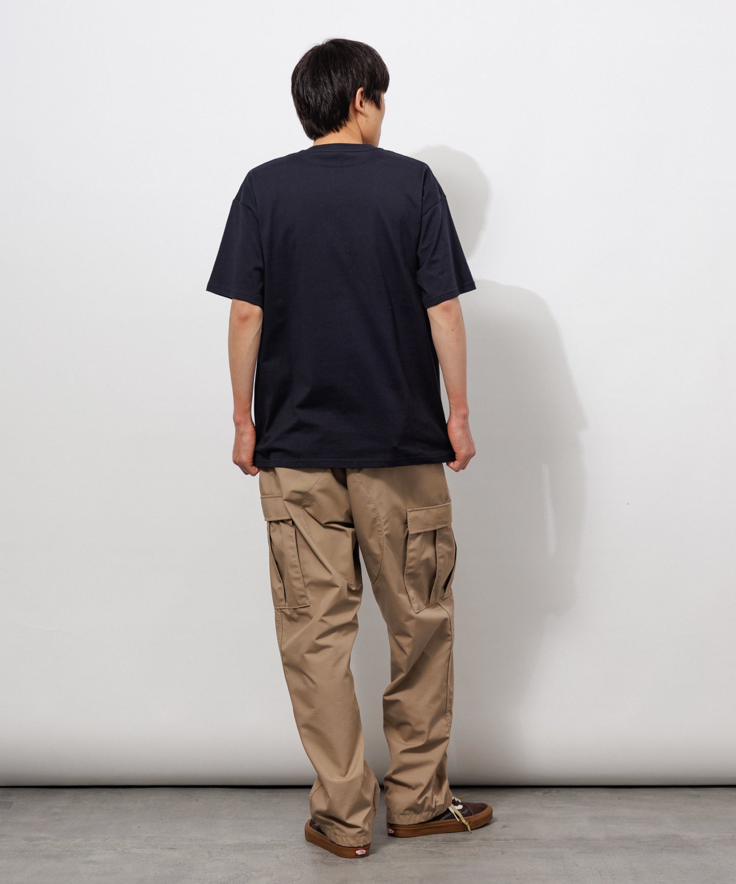 Basic Crewneck T-Shirt / DARK NAVY