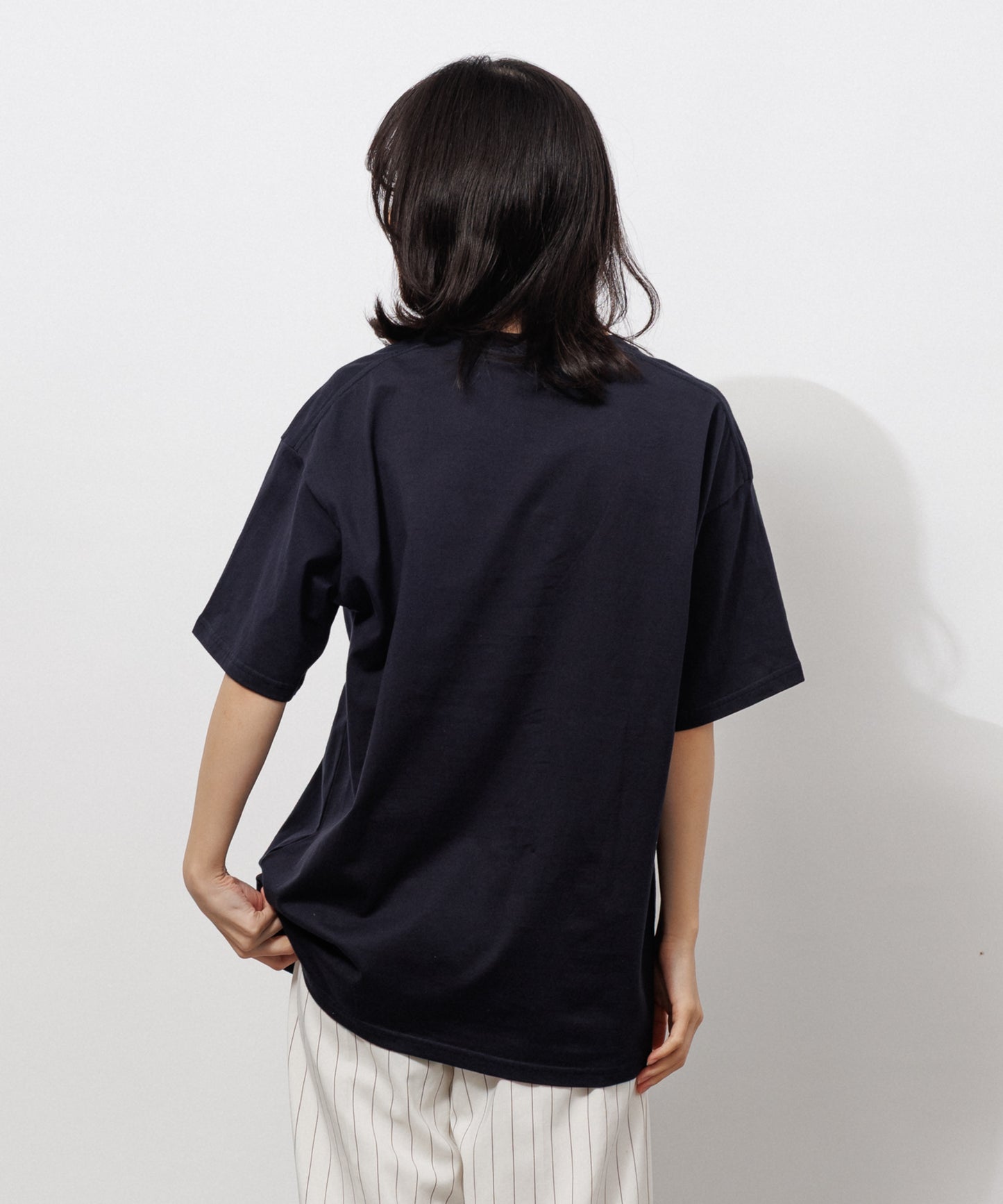 Basic Crewneck T-Shirt / DARK NAVY