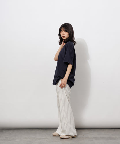 Basic Crewneck T-Shirt / DARK NAVY