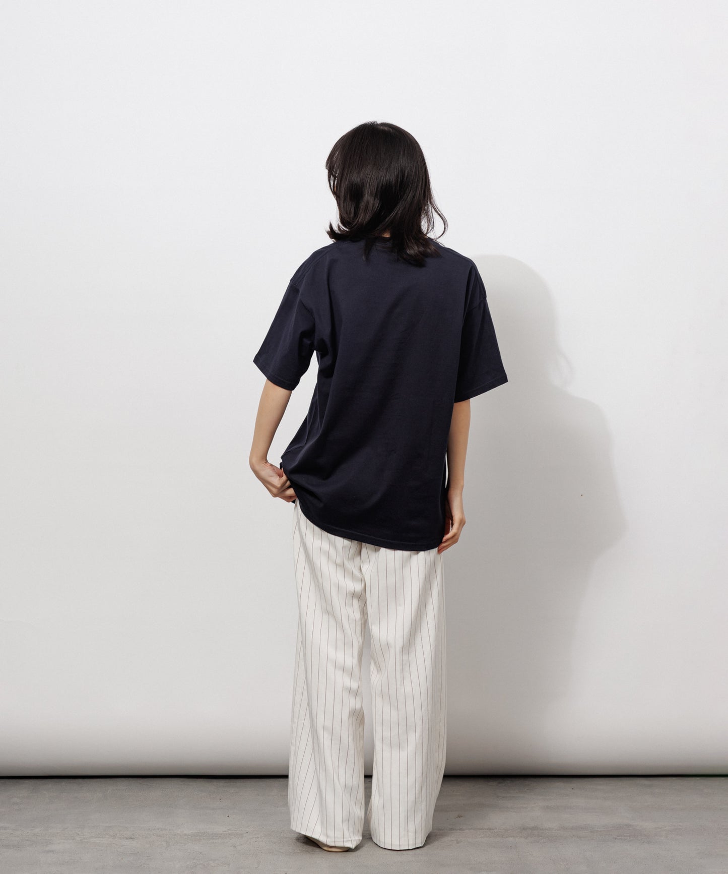 Basic Crewneck T-Shirt / DARK NAVY