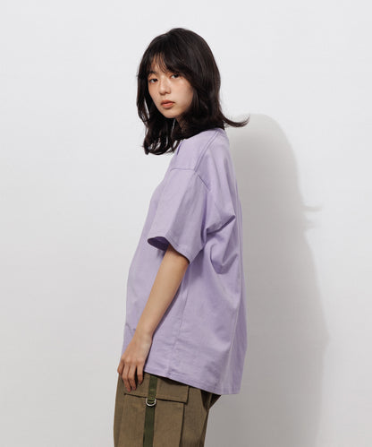 Basic Crewneck T-Shirt / LAVENDER