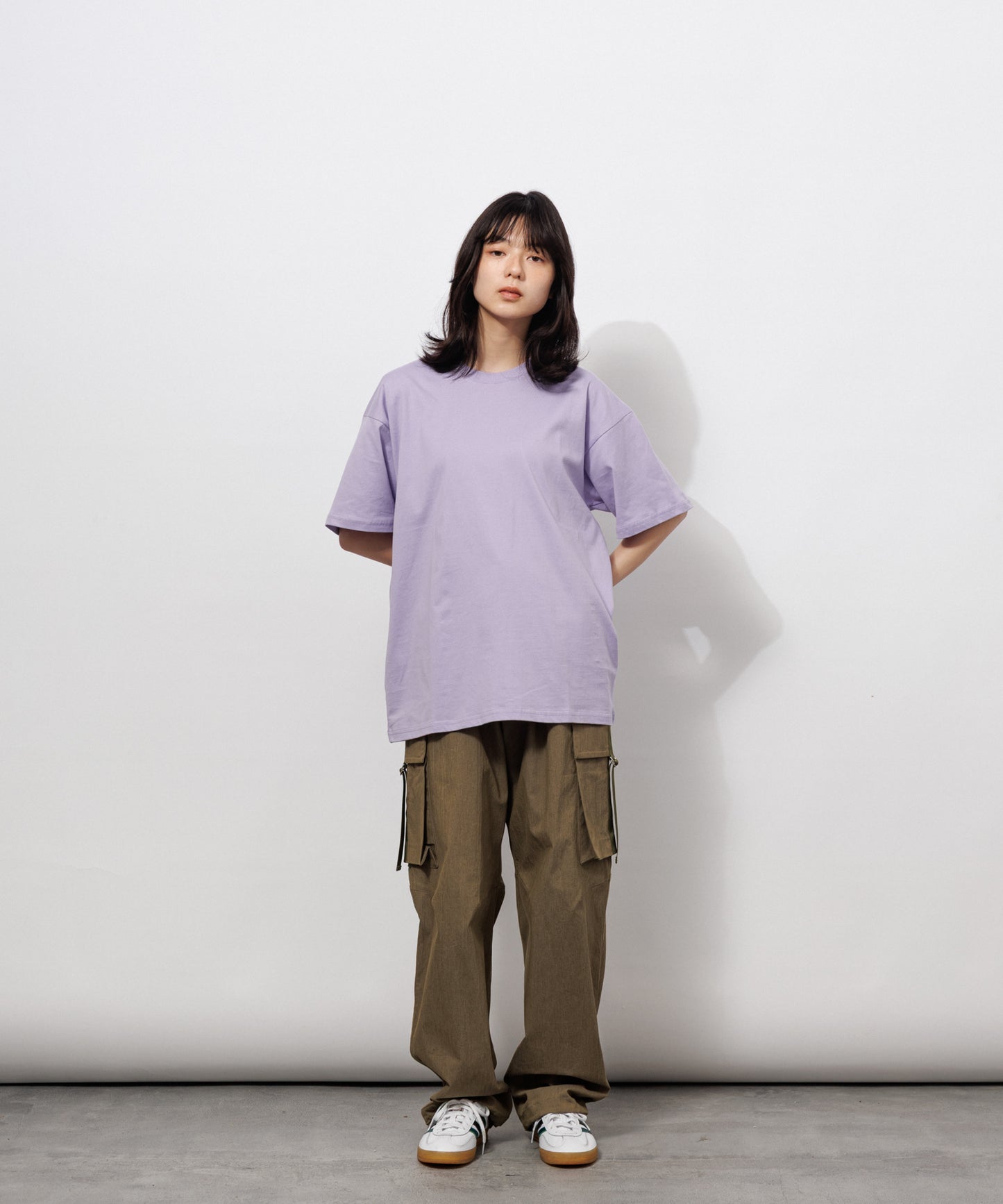 Basic Crewneck T-Shirt / LAVENDER