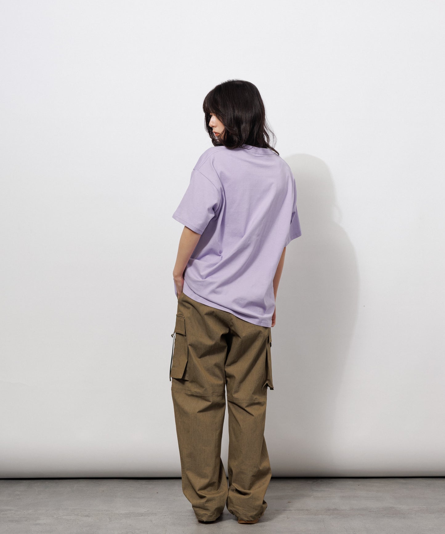 Basic Crewneck T-Shirt / LAVENDER